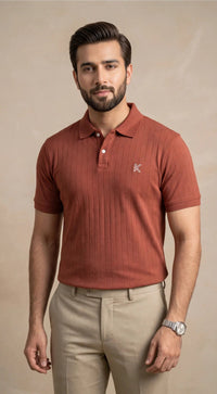 Kinarah - Rust Drop Needle Polo